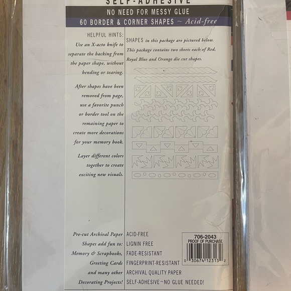 Self Adhesive Shapes Die Cut - Picture 6 of 6